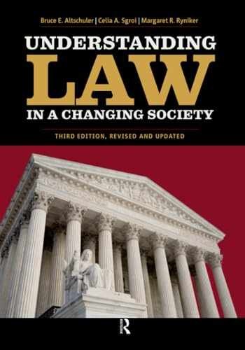Understanding Law in a – Paperback, by Bruce E. Altschuler; – Acceptable