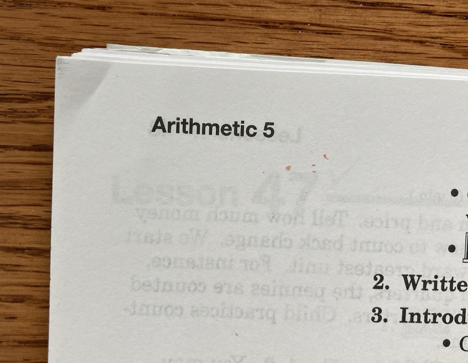 Abeka Arithmetic 5 Fourth Edition Lesson Plans Answer Key and Quiz Test Key