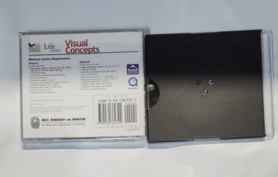 Holt Science & Technology / LIFE SCIENCE Lab DVDs + Student One-Stop CD-R