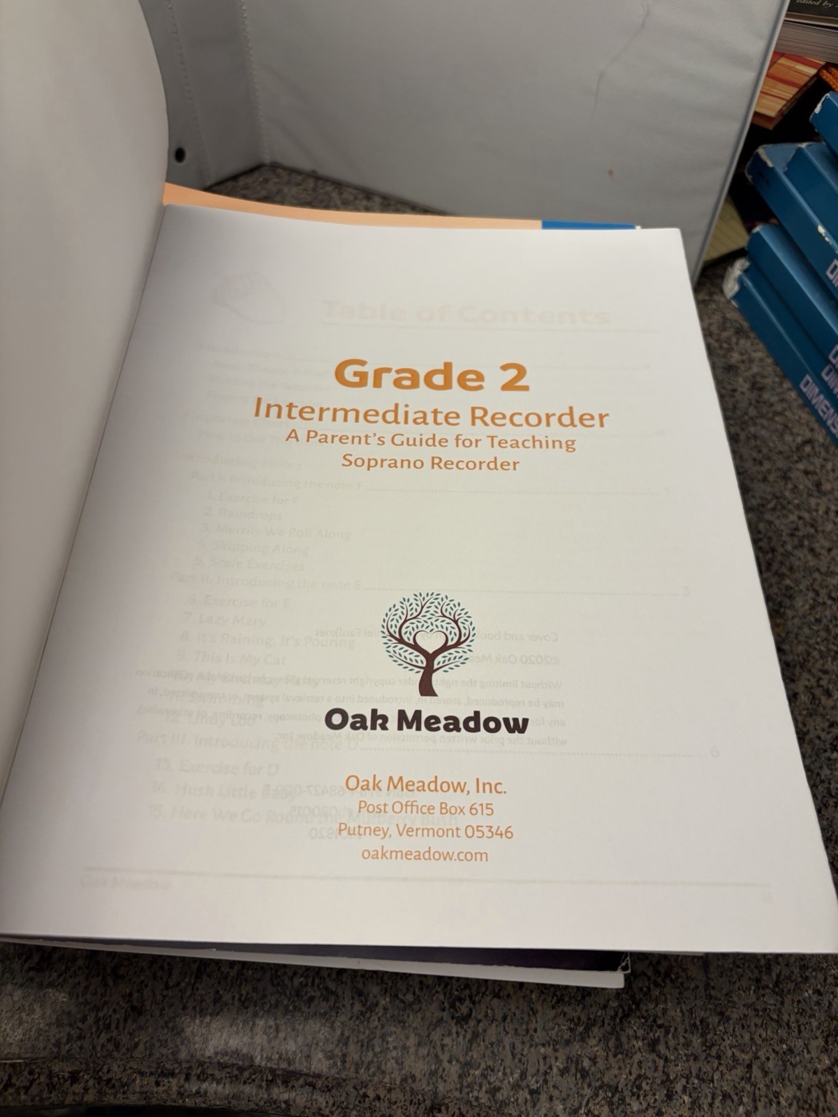 Oak Meadow 2nd Grade + K-3 Essentials, 2020 Edition (set of 13)