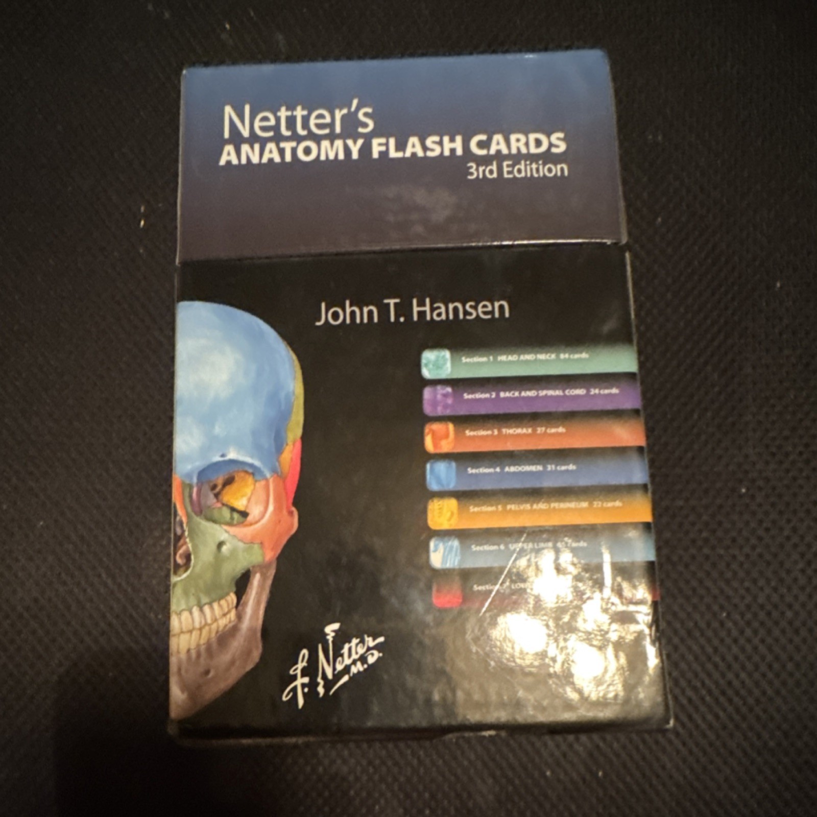 Netter’s Anatomy Flash Cards 3rd Edition by John T. Hansen Saunders Illustrated