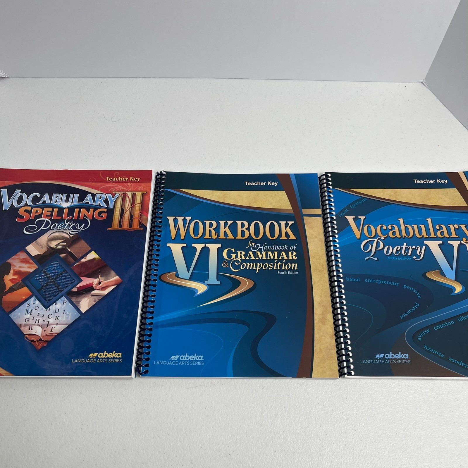 Abeka – Language arts series Teacher Key Books