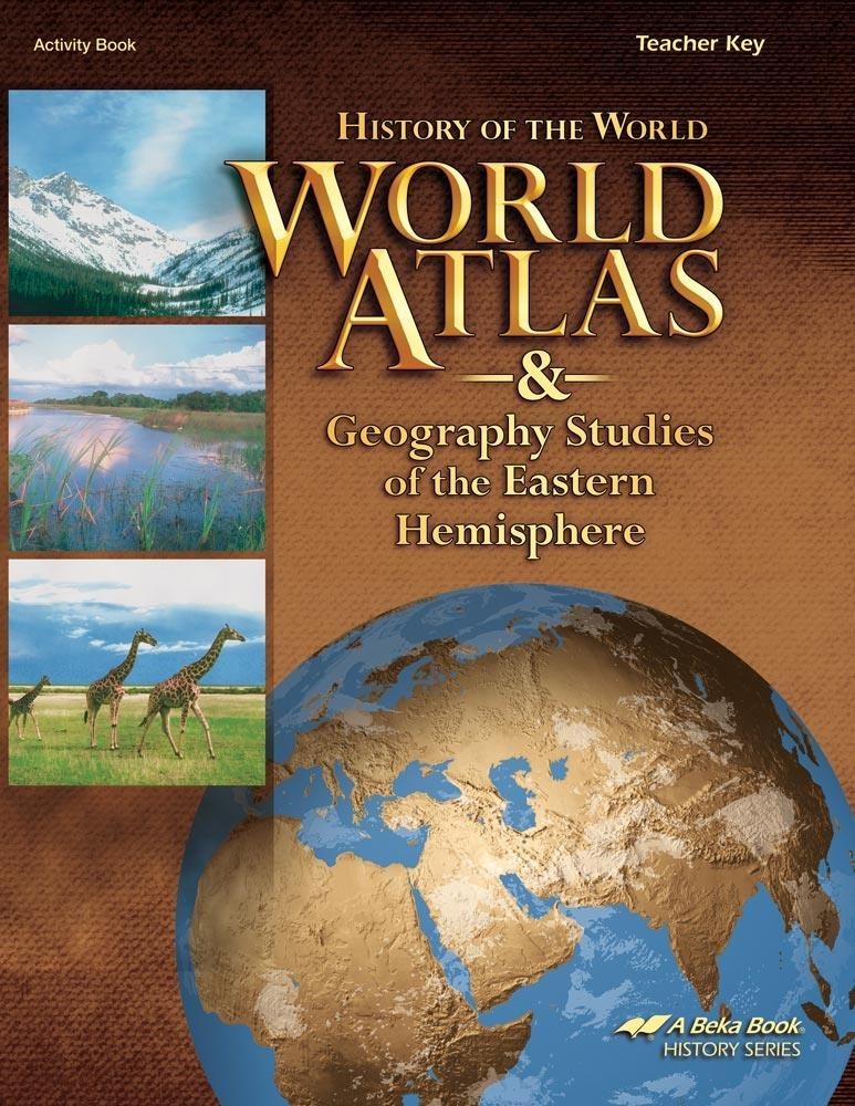 Abeka World Atlas and Geography Studies of the Eastern Hemisphere Key – 7th Gr