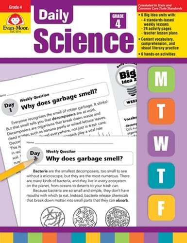 Daily Science, Grade 4 Teacher Edition by Evan-Moor Educational Publishers: New