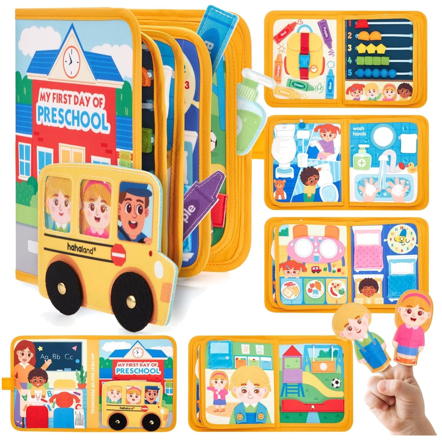 Preschool Learning Busy Book – Montessori Toy Gift Set