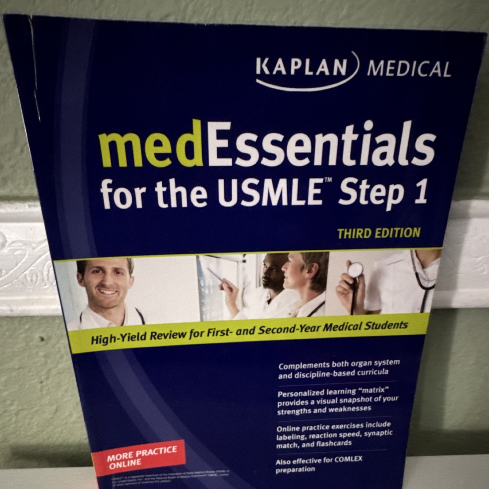 Kaplan medEssentials for USMLE Step 1 Third Edition Study Guide Paperback