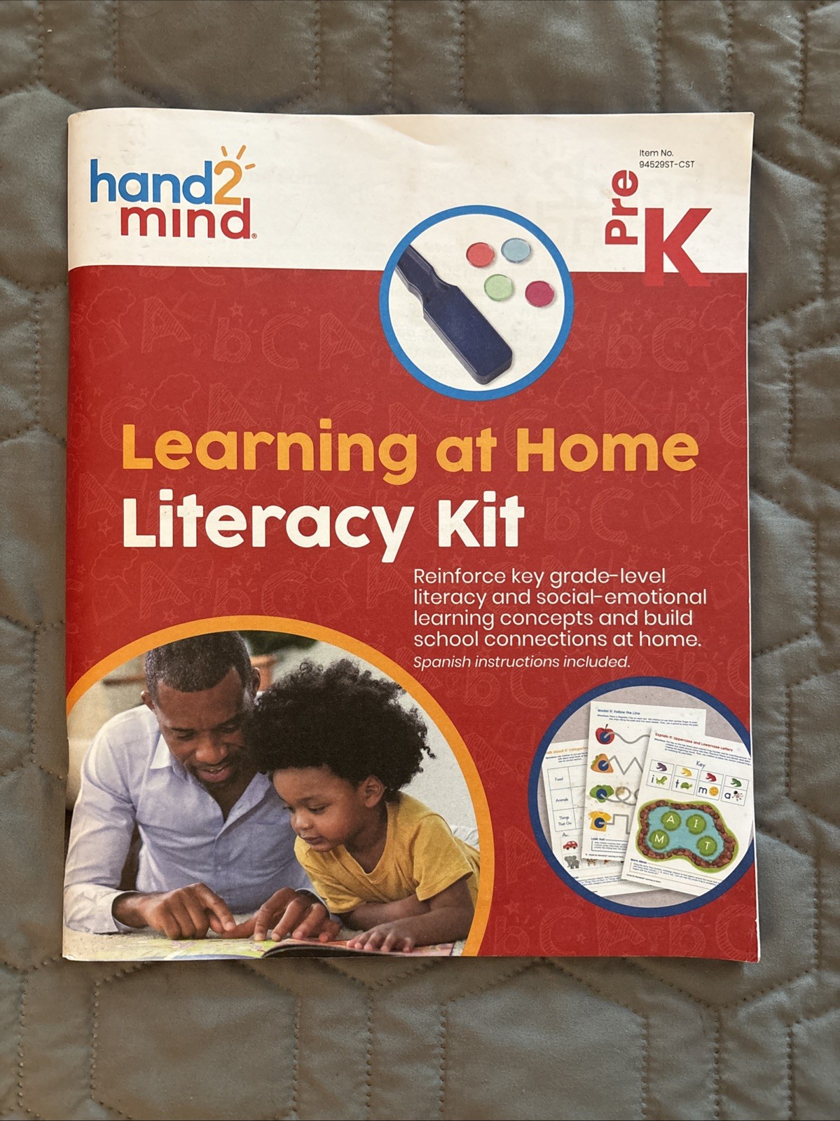 Learning at Home Literacy Student Book PreK hand2mind 2022 Paperback New