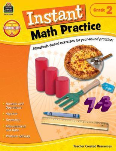 Instant Math Practice Grade 2 by Teacher Created Resources