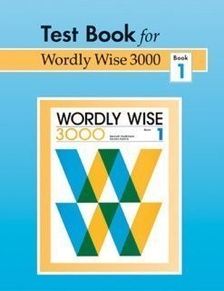WORDLY WISE 3000: TEST 1, GRADE 4 By Kenneth Hodkinson **Mint Condition**