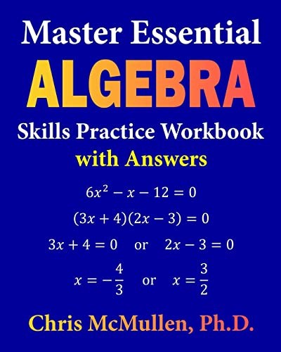 Master Essential Algebra Skills Pract… by McMullen, Chris Paperback / softback