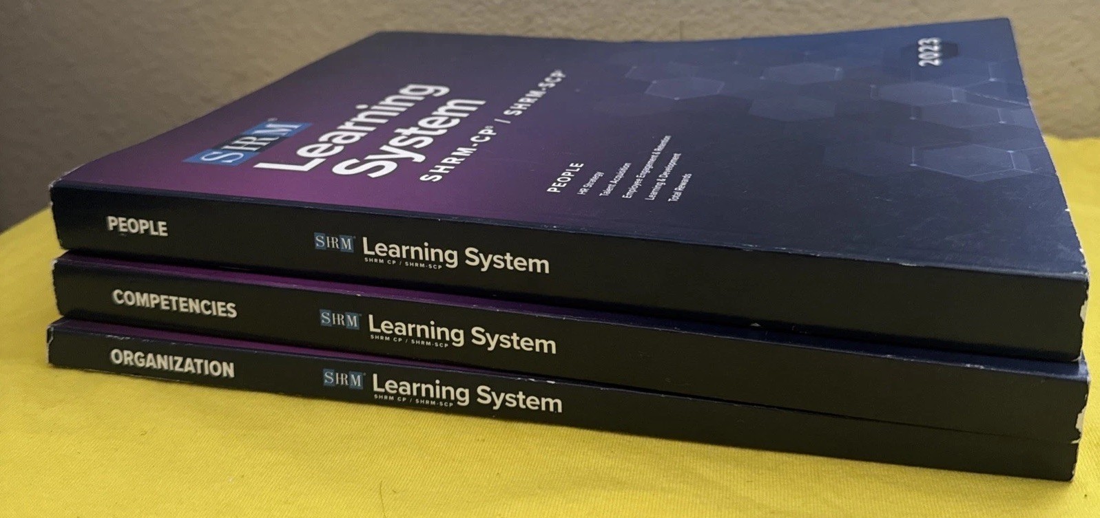 SHRM Learning System Books 2023 Set of 3 for CP/SCP Workplace/People/Competency
