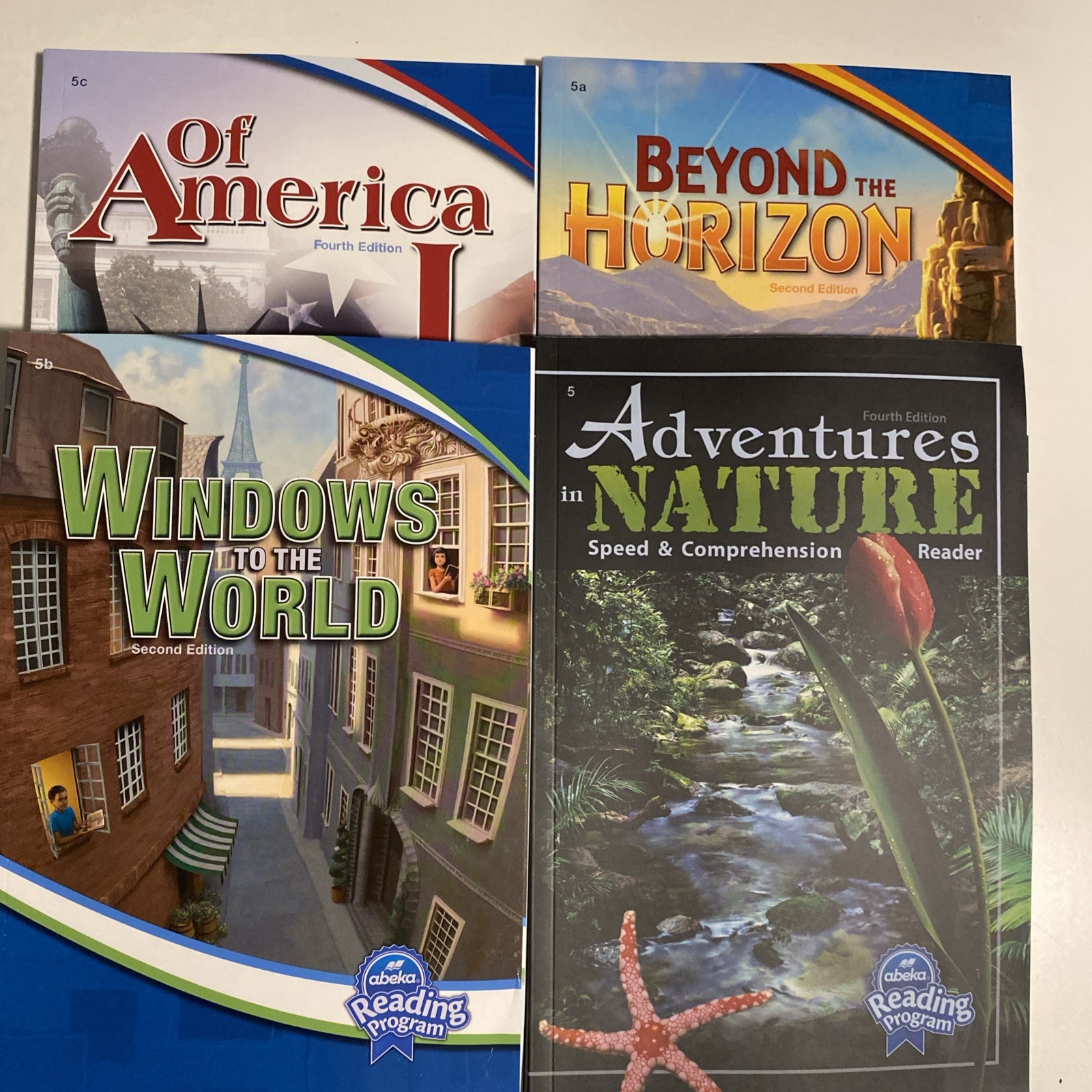 # Abeka Grade 5 Reading Program, Of America Windows Beyond Nature