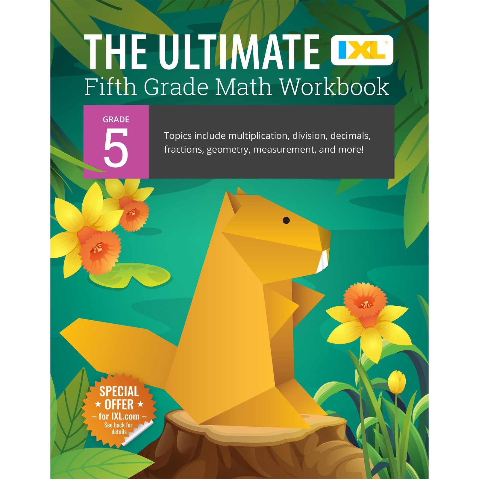 Ultimate 5th Grade Math Workbook for Kids 10-11 | Multiplication, Division, Frac