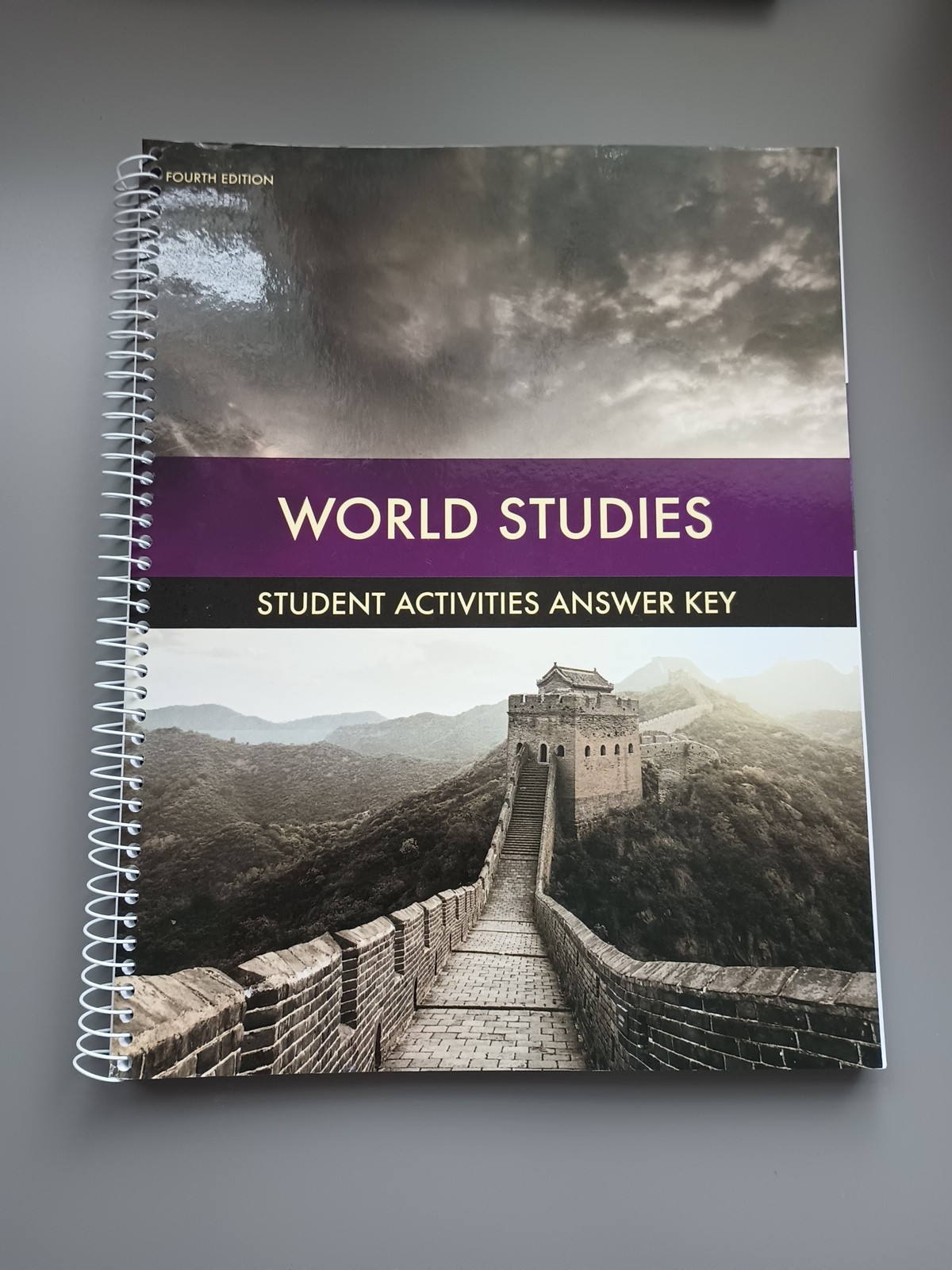 BJU World Studies Student Activities Answer Key 4th Ed