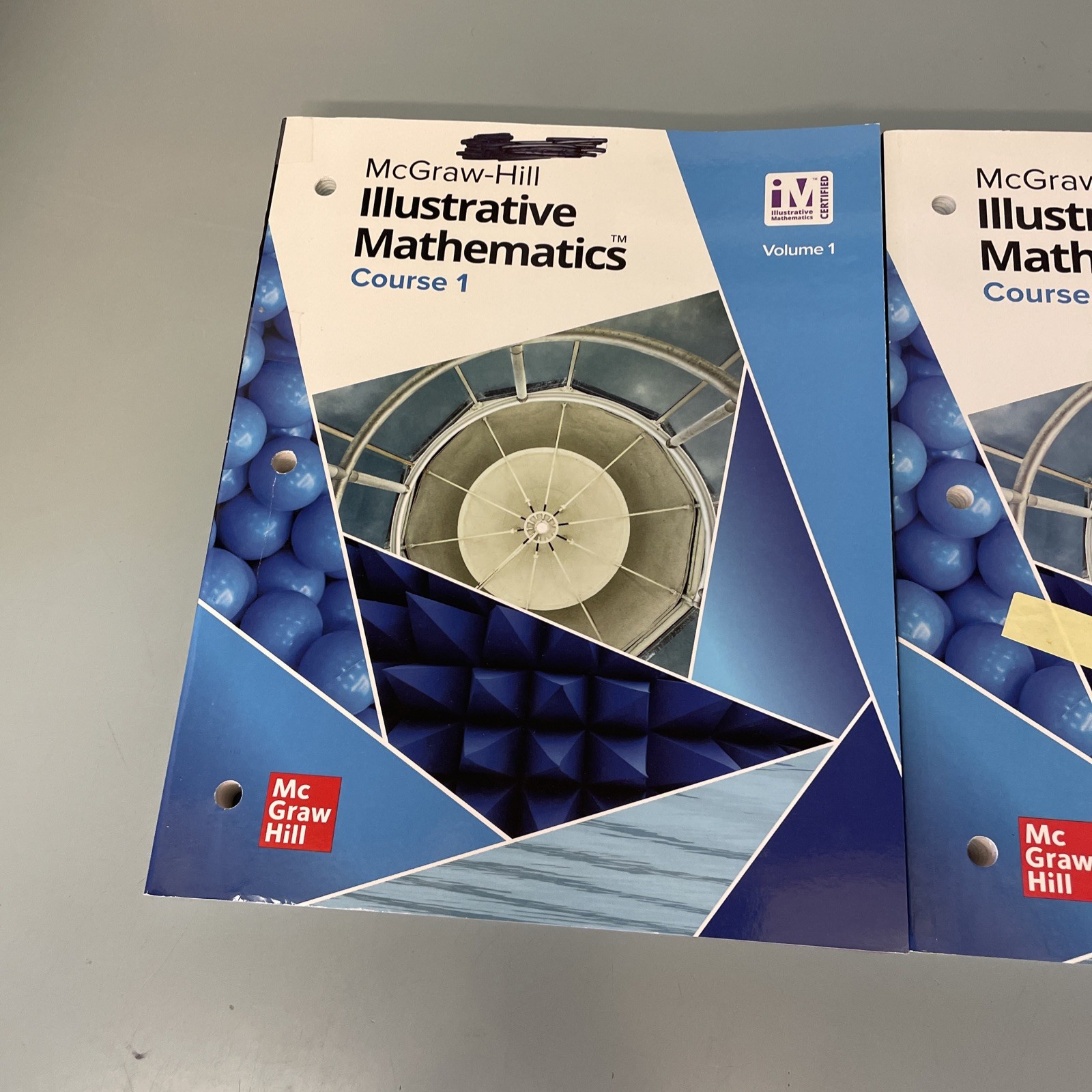 Illustrative Mathematics Course 1 Student Edition Volume 1 & 2 by McGraw Hill
