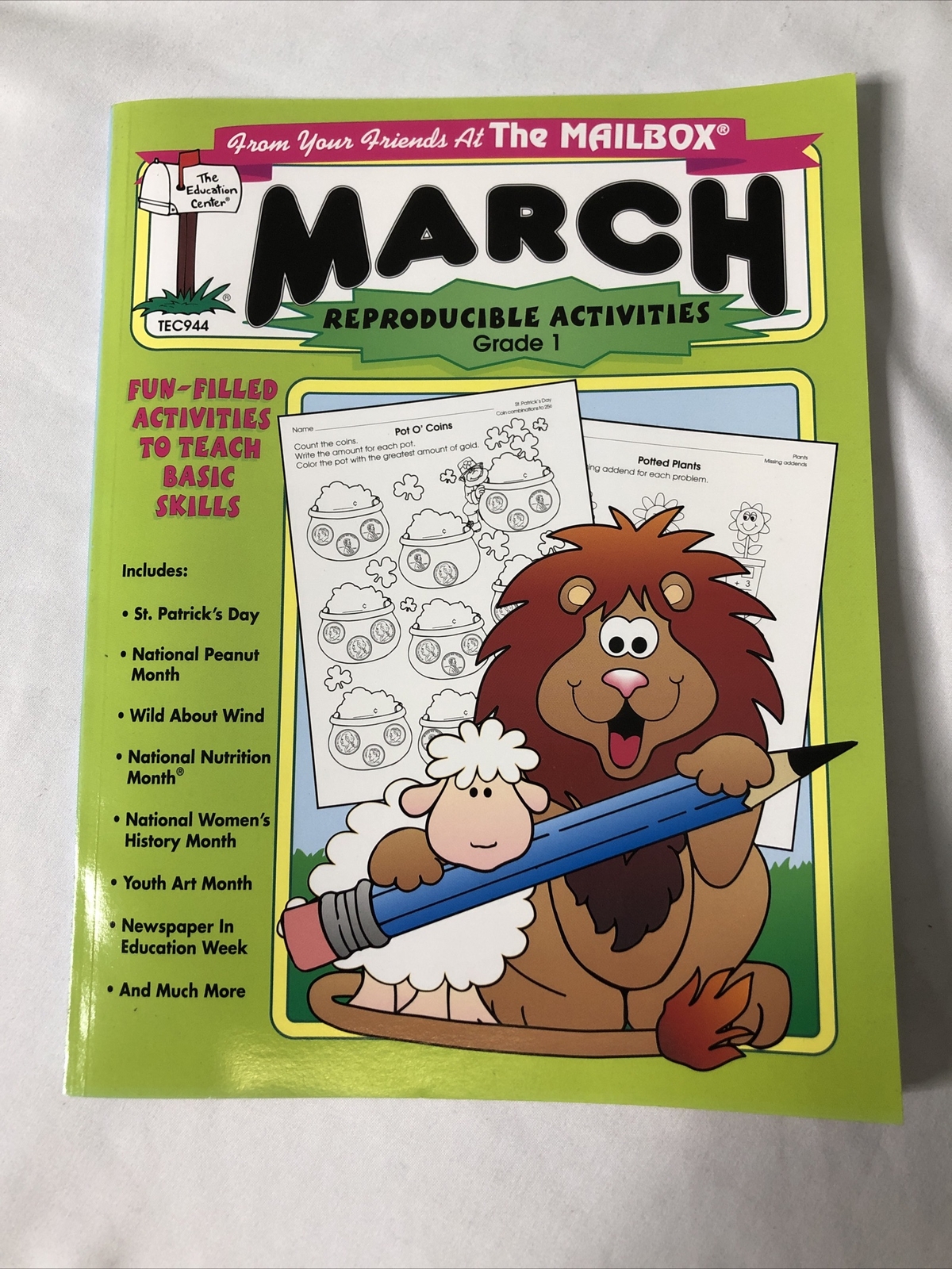 March Reproducible Activities (Grade 1, From Your Friends At the Mailbox)