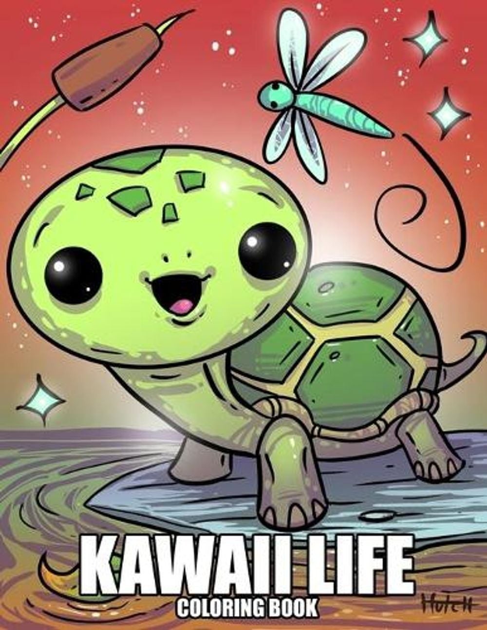 Kawaii Life Coloring Book: A Stress Free Coloring Book For Kids by Kenneth Hutch