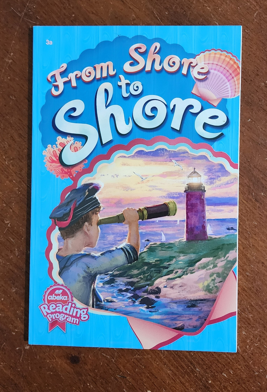 3388-10 * ABEKA, THIRD GRADE READER, FROM SHORE TO SHORE, 2018, BRAND NEW