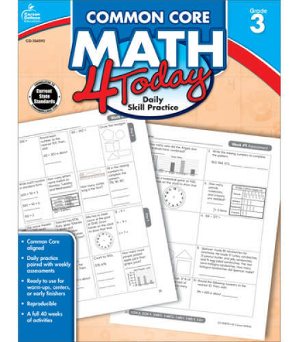 Common Core Math 4 Today, Grade 3: Daily Skill Practice (Common Core 4 – GOOD
