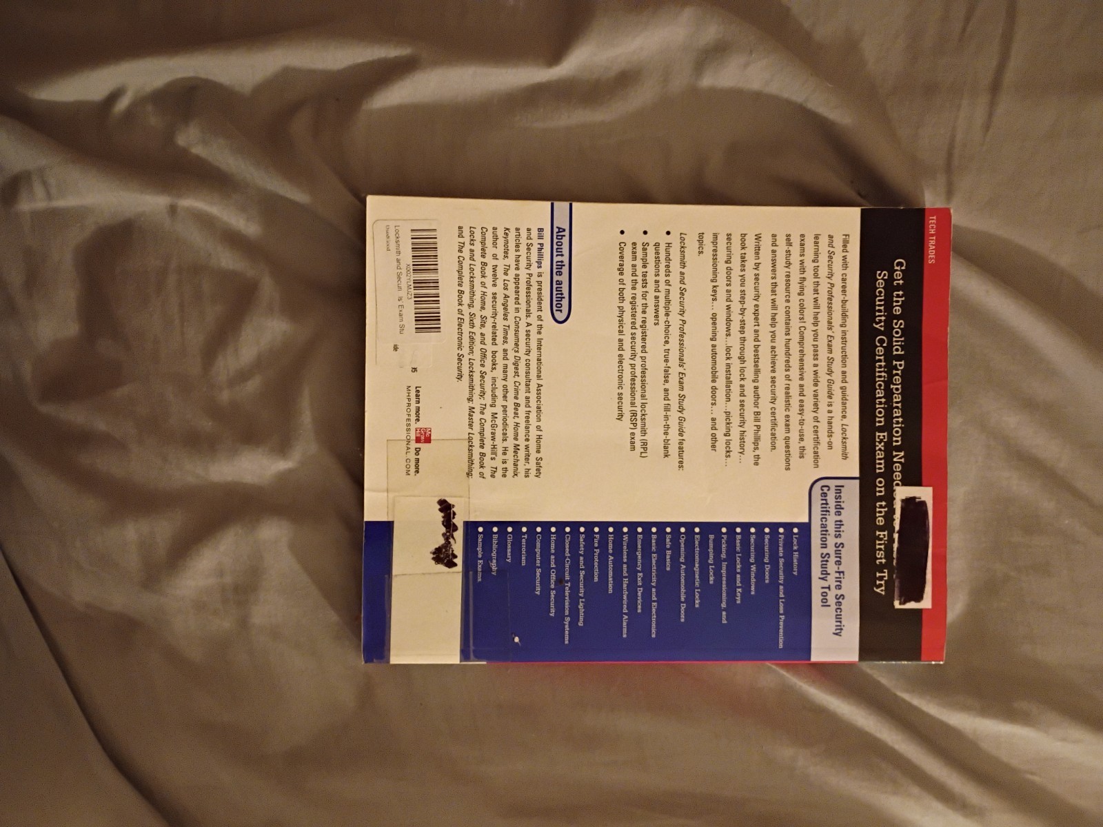 Locksmith & Security Professionals’ Exam Study Guide by Bill Phillips, Book