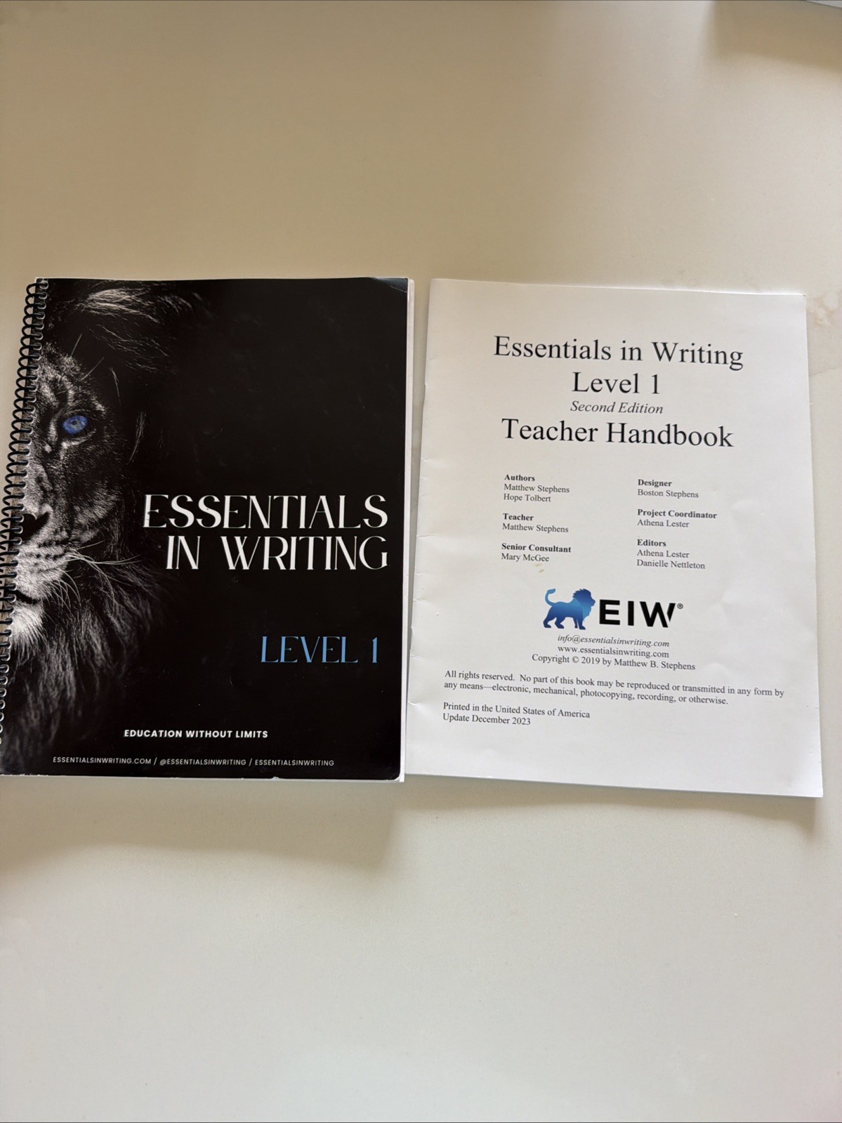 Essentials In Writing Level 1 2nd Edition Student And Teacher Workbook