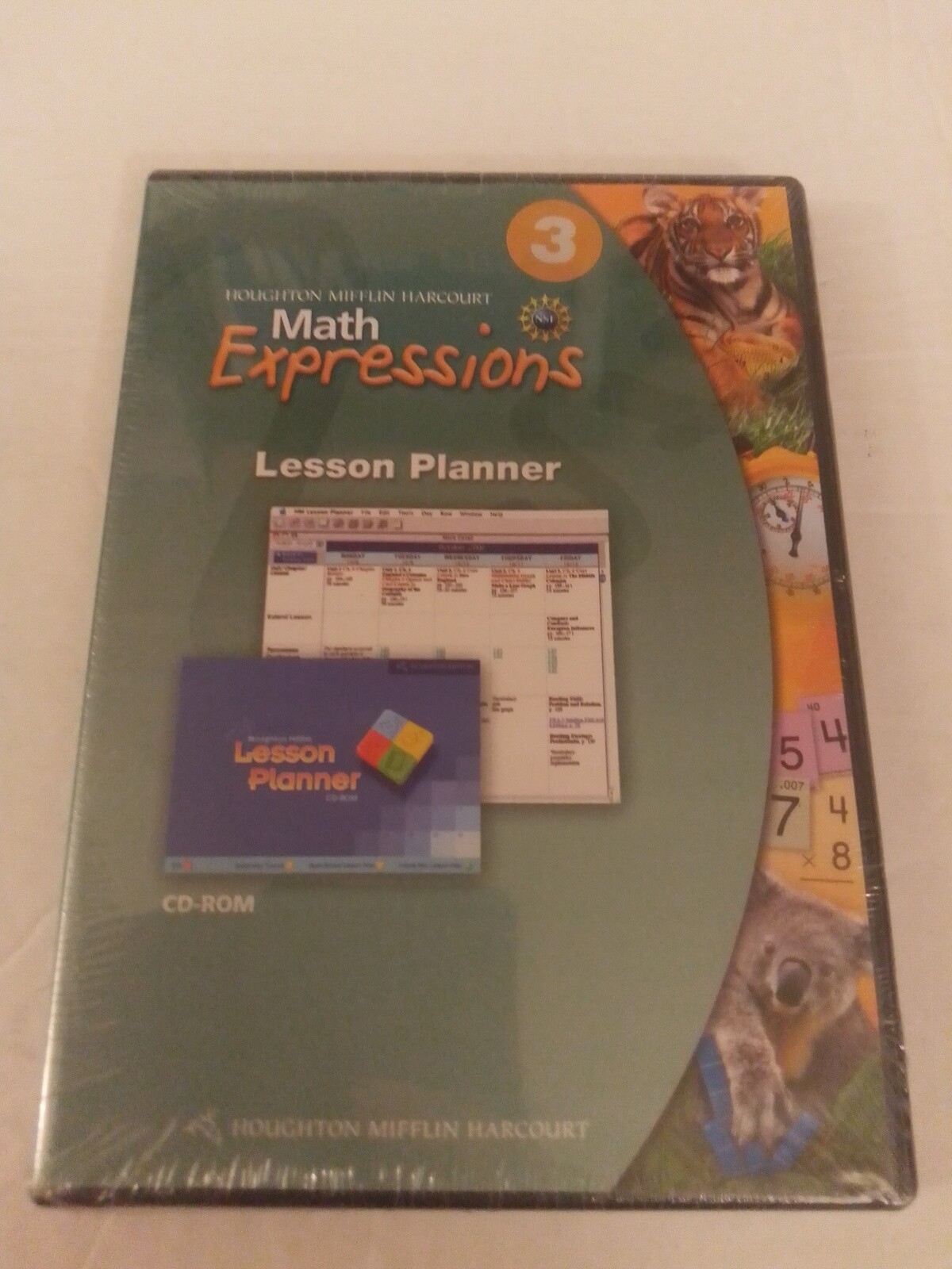 Math Expressions Teacher’s Lesson Planner LV 3 DVD-ROM Brand New Factory Sealed