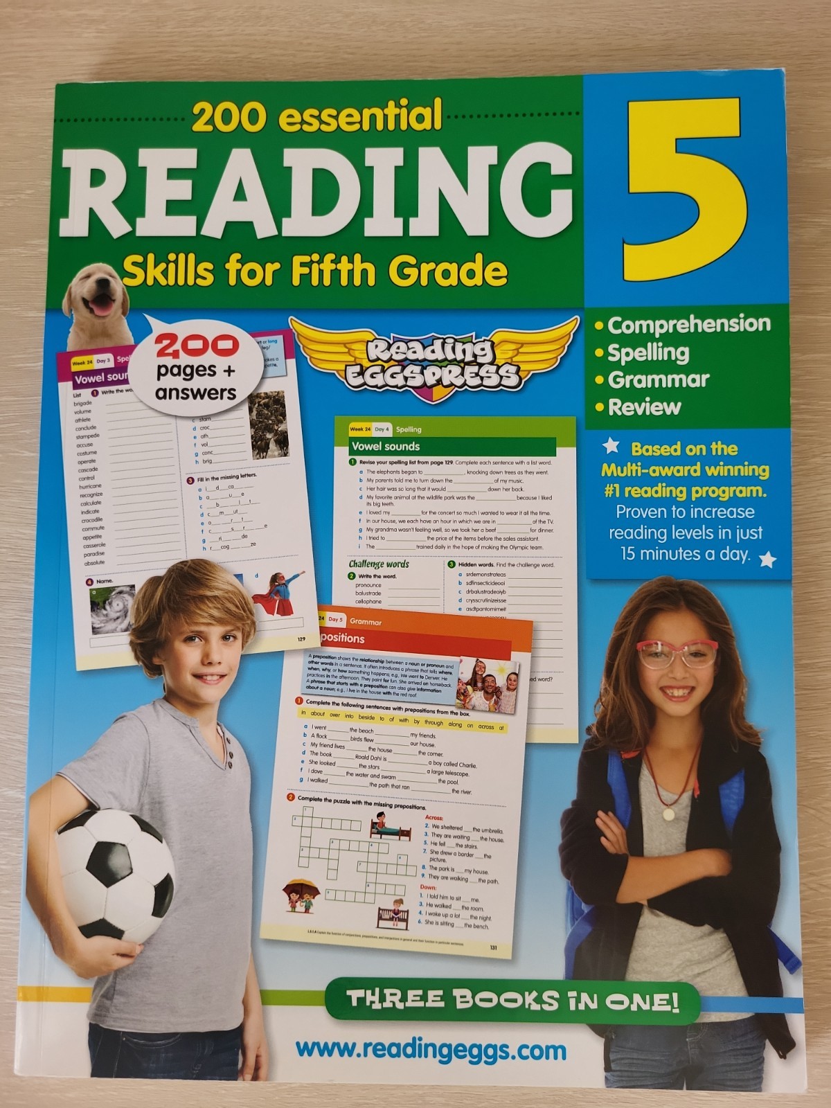 Reading Eggs 200 Essential Reading Skills for 5th Grade workbook BRAND NEW