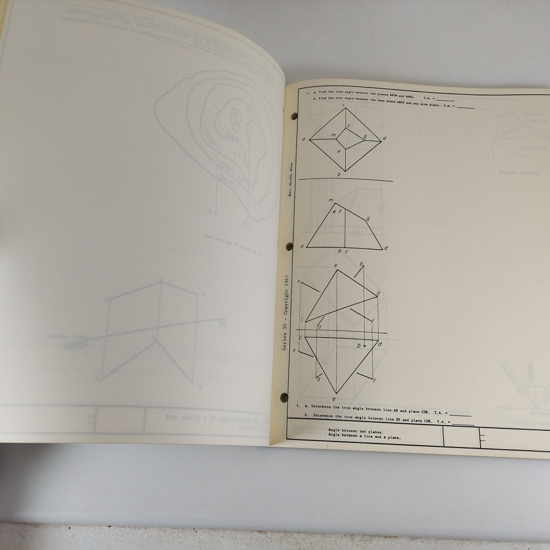 Problems in Engineering Graphics And Design Series 30 Blair, Mosillo, Setton PB