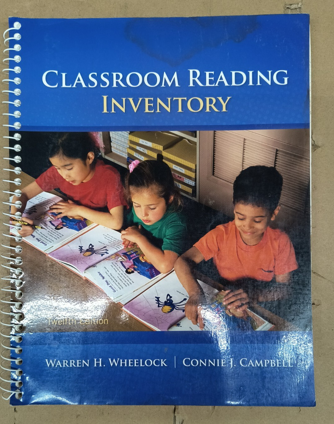 Classroom Reading Inventory 12th Edition Wheelock Campbell