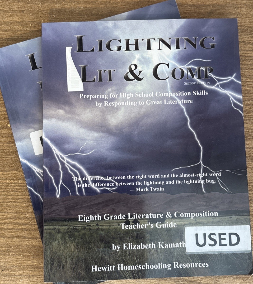 Lightning Literature & Composition Grade 8 Eighth Teacher Student 2-book set