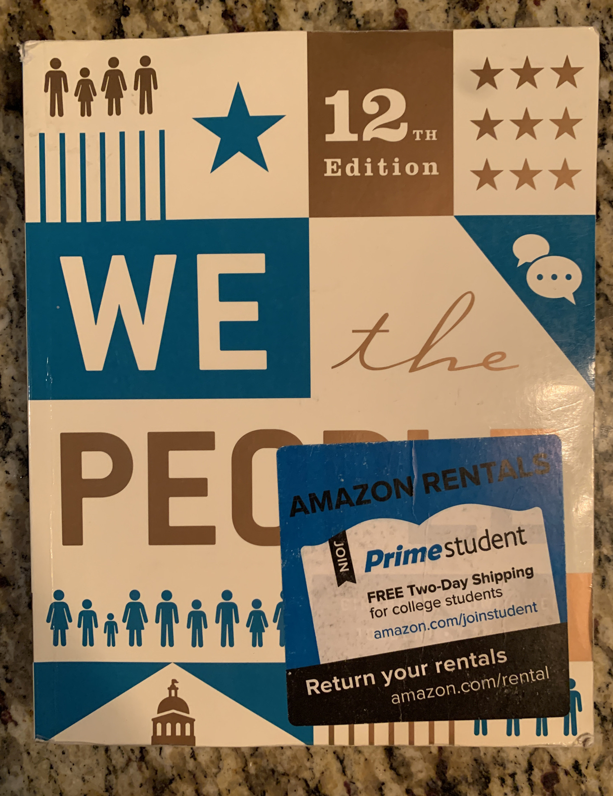 We the People (Twelfth Edition) – Paperback By Campbell, Andrea – GOOD