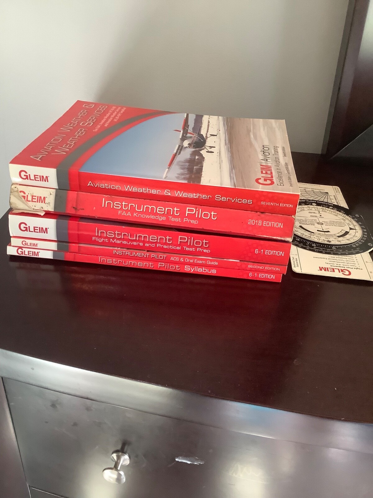 Gleim Pilot Instrument Study book