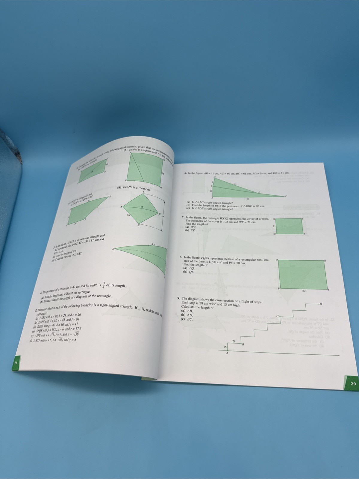 Dimensions Math Grade 8 Student Text & Workbook A & B Set- Singapore 8th Grade
