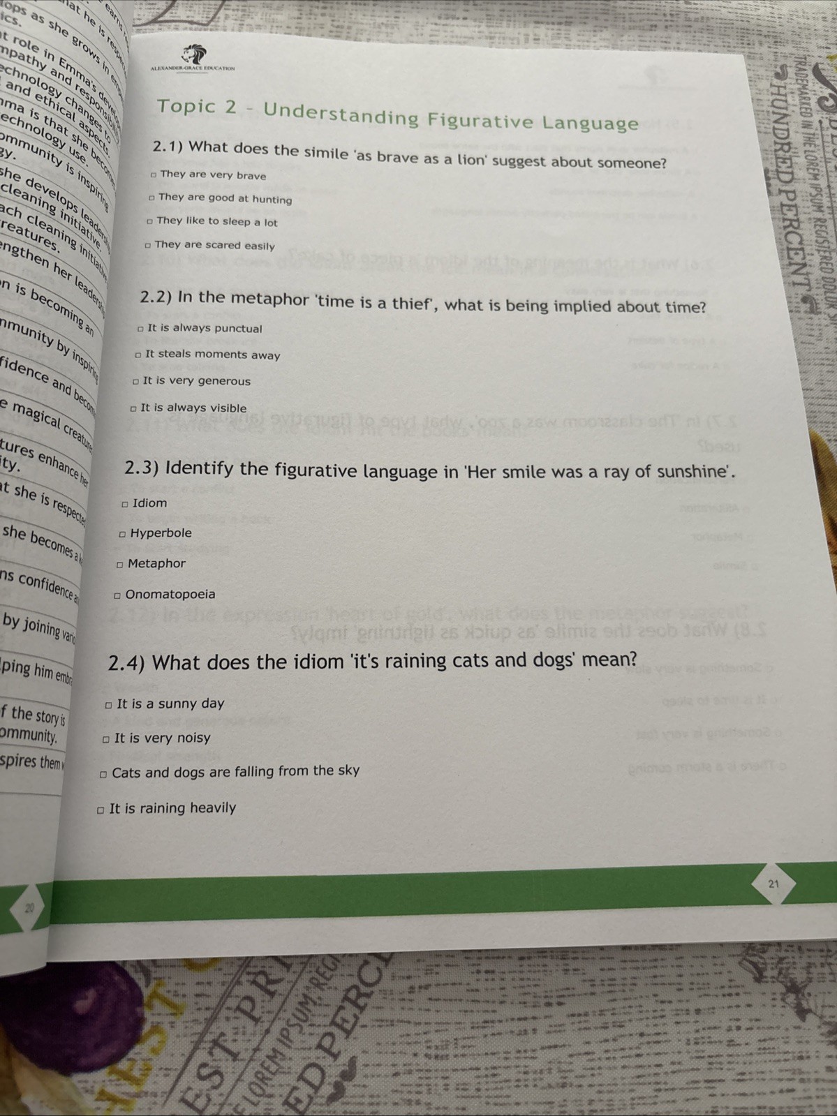 Workbook Preparation For The NWEA Map Test Mint Condition