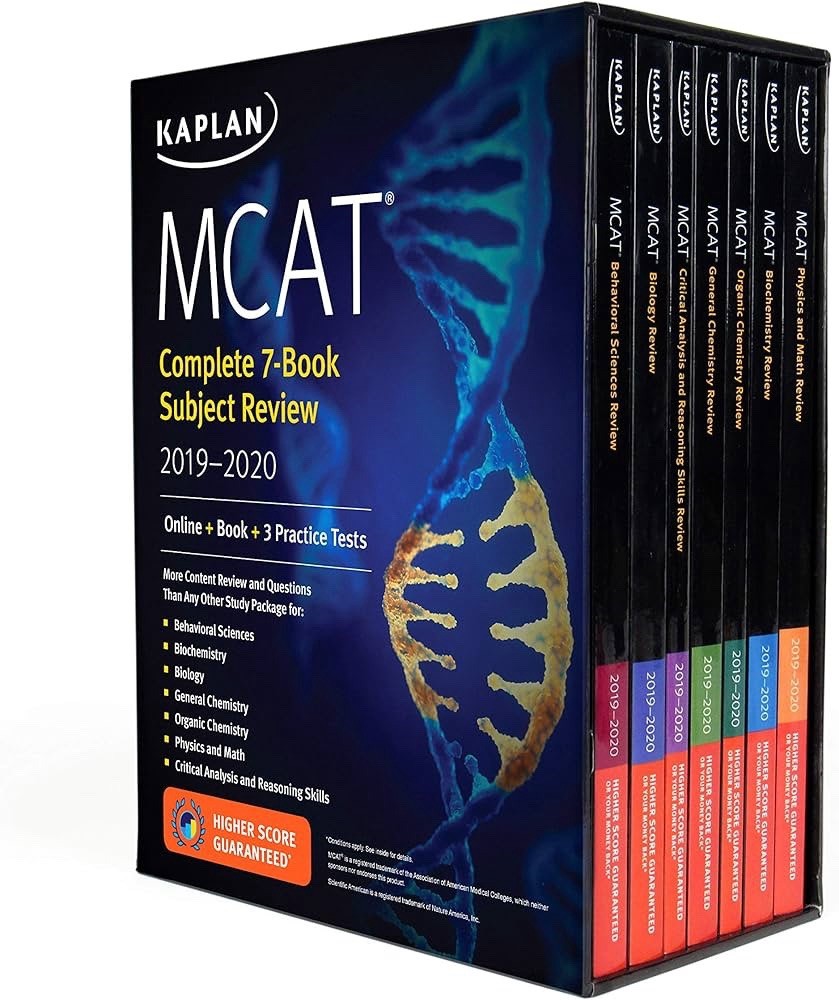 Kaplan McAt Complete 7-Book Subject Review Paperback 2019-2020