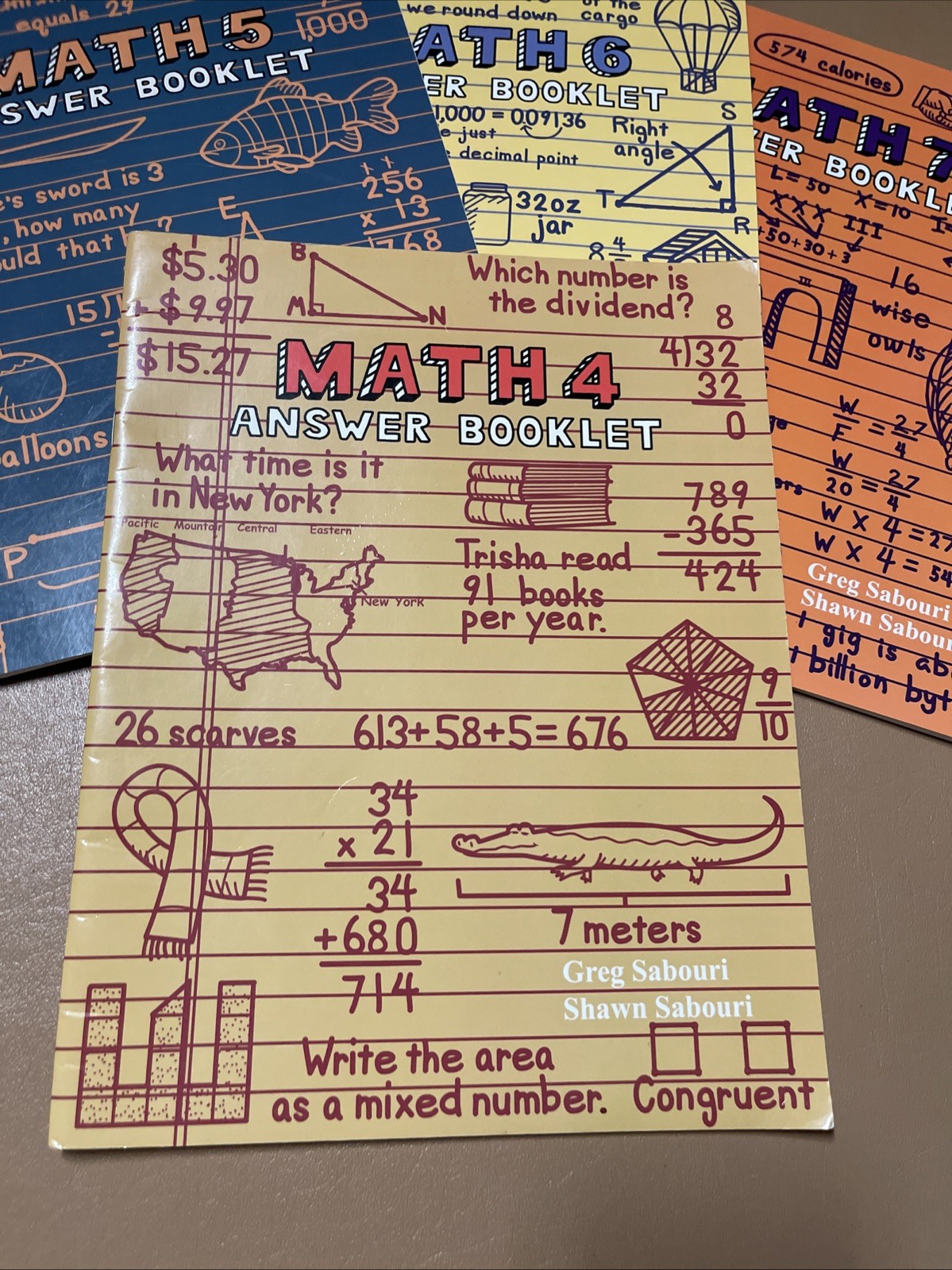 Teaching Textbooks Math 4,5,6,7 Answer Booklet