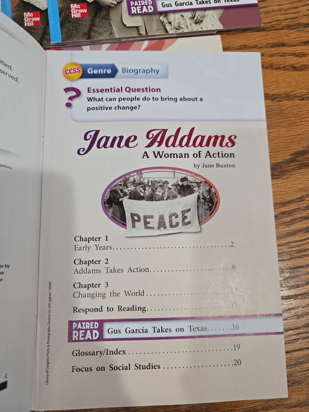 10 Grade 5 Readers «Jane Addams» Homeschool/Classroom McGraw-Hill Education