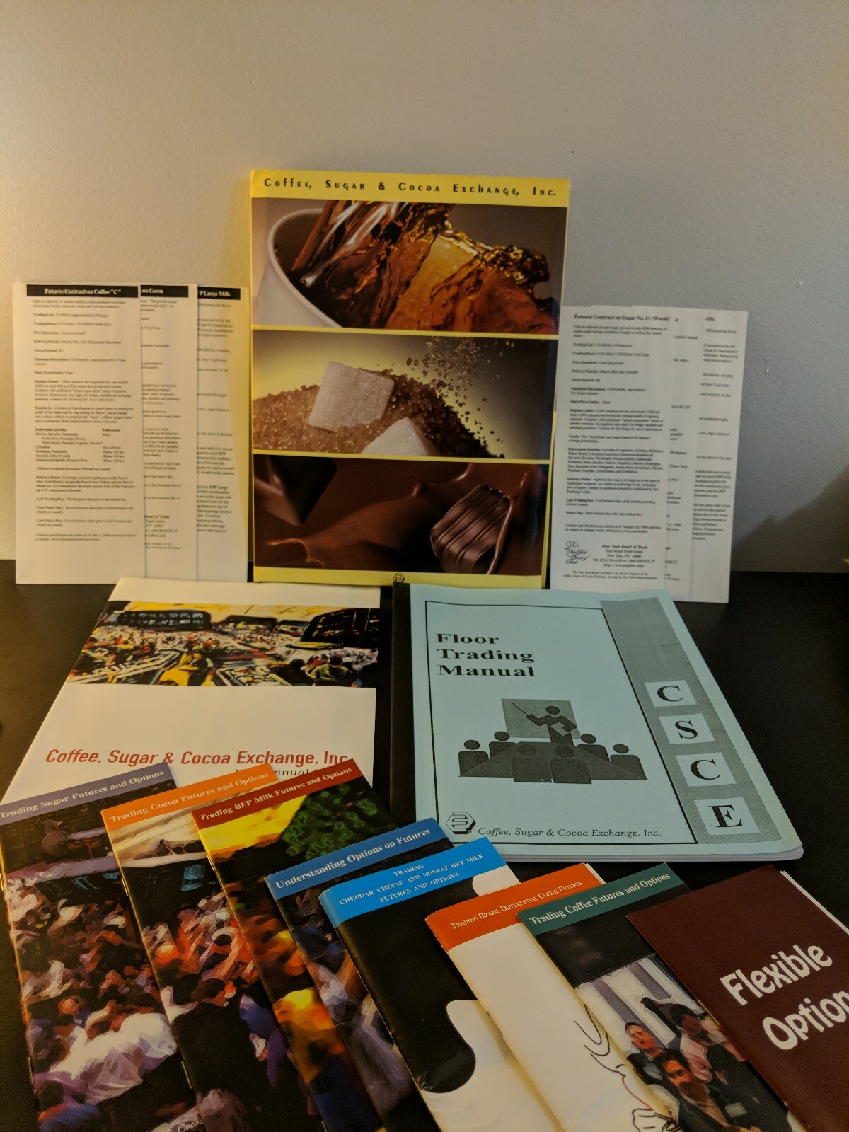 Futures and Options Trading Historical and Collectable Documents. 1992-1998.