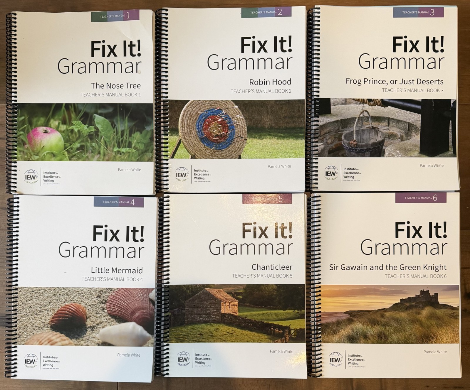 IEW Fix It! Grammar Teacher’s Manuals 1-6, 3rd Edition