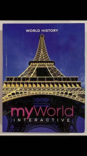 MIDDLE GRADES WORLD HISTORY 2019 NATIONAL SURVEY STUDENT EDITION GR – GOOD