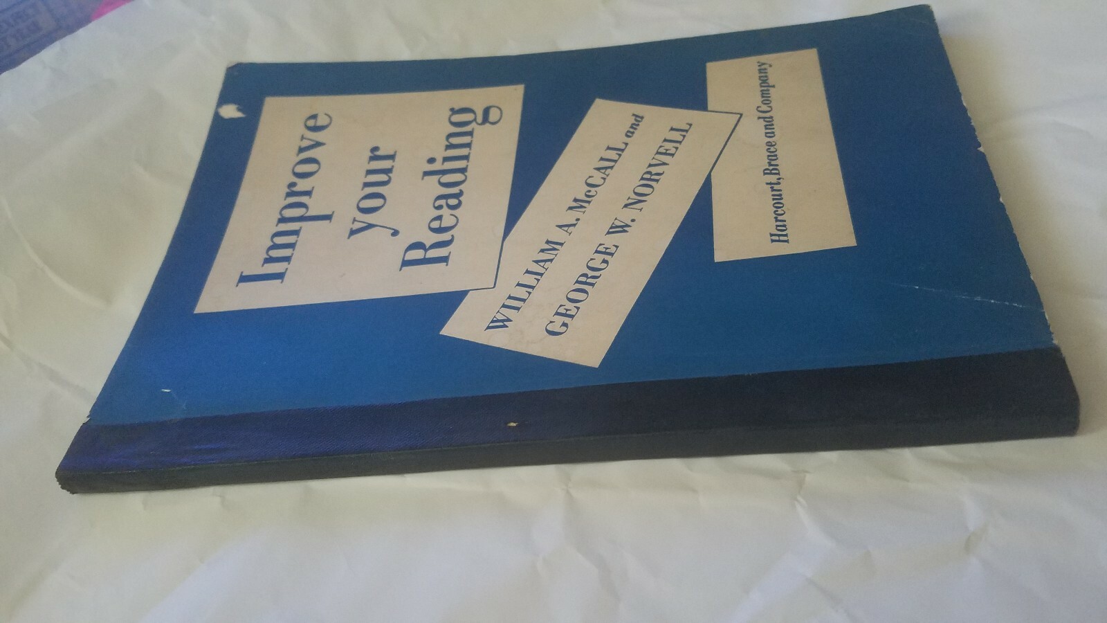 Improve Your Reading. William A. McCall, George W. Norvell (Paperback, 1942)