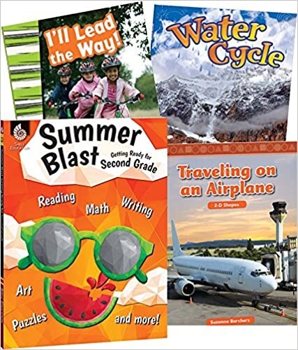 Shell Education 29751 Learn-at-Home 4-Book Set – Second Grade New Free Ship