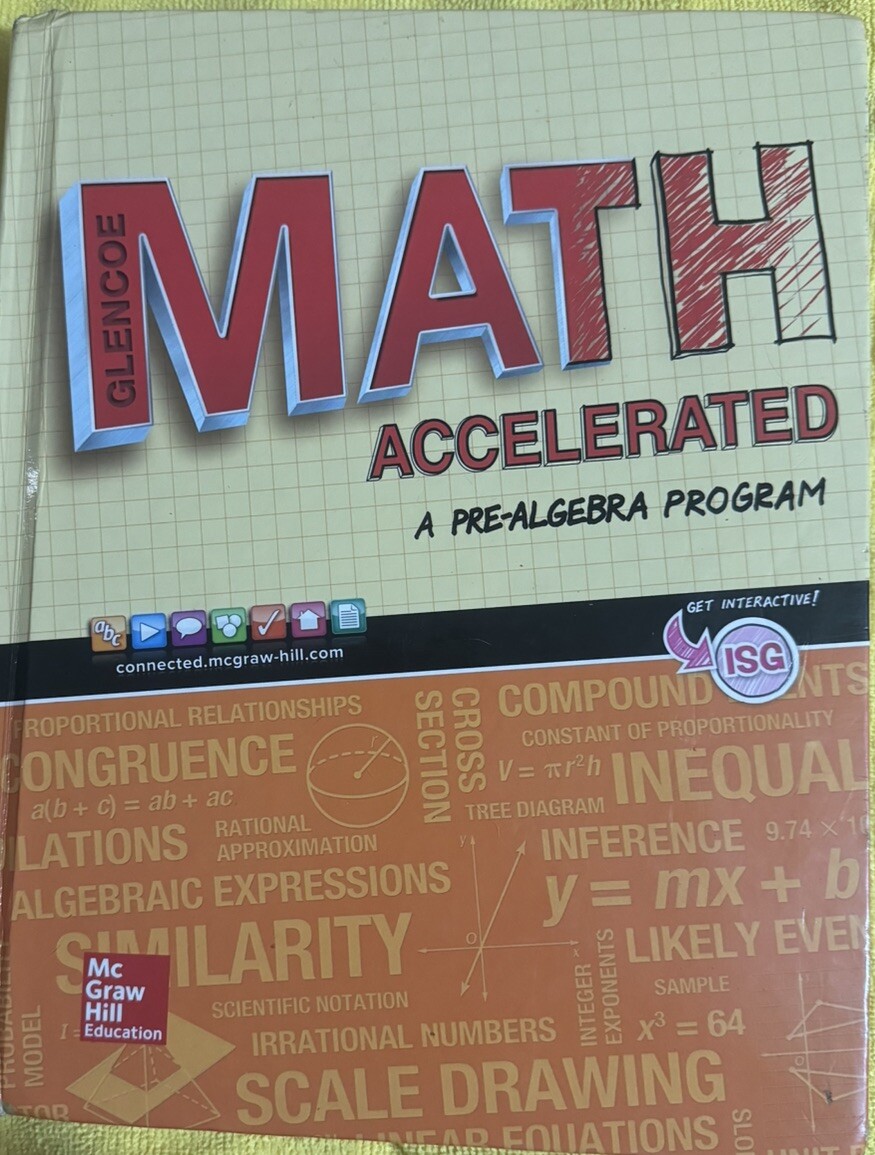 Glencoe Math Accelerated 2017, Interactive Study Guide by McGraw Hill