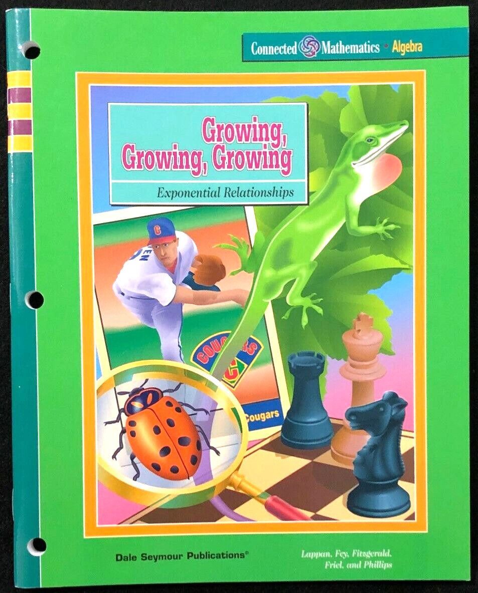 8th Grade – Connected Math – GROWING, GROWING, GROWING – Student Workbook
