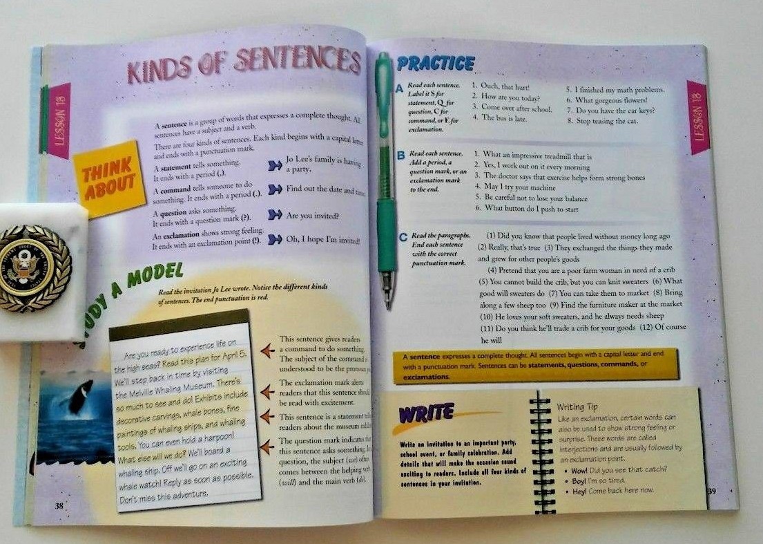 Write! Essential Writing Models, Grammar, Usage, Mechanics & More 5th Grade 5 6