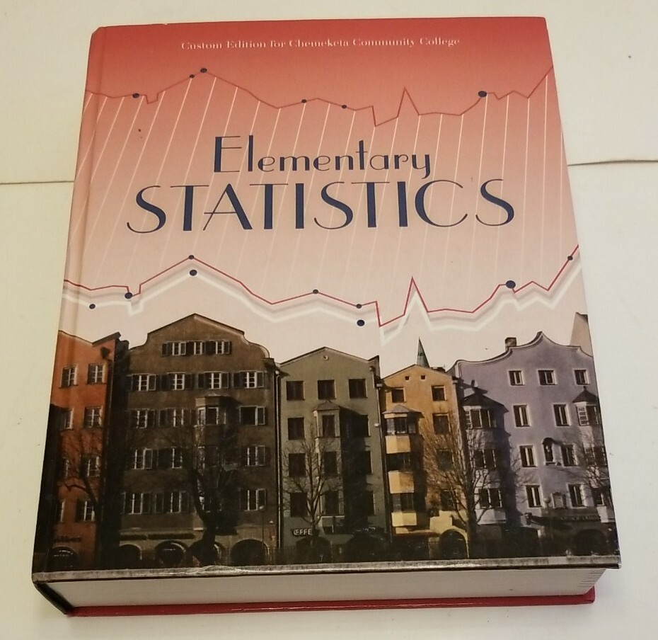 ELEMENTARY STATISTICS By Mario Triola – Hardcover *Excellent Condition*