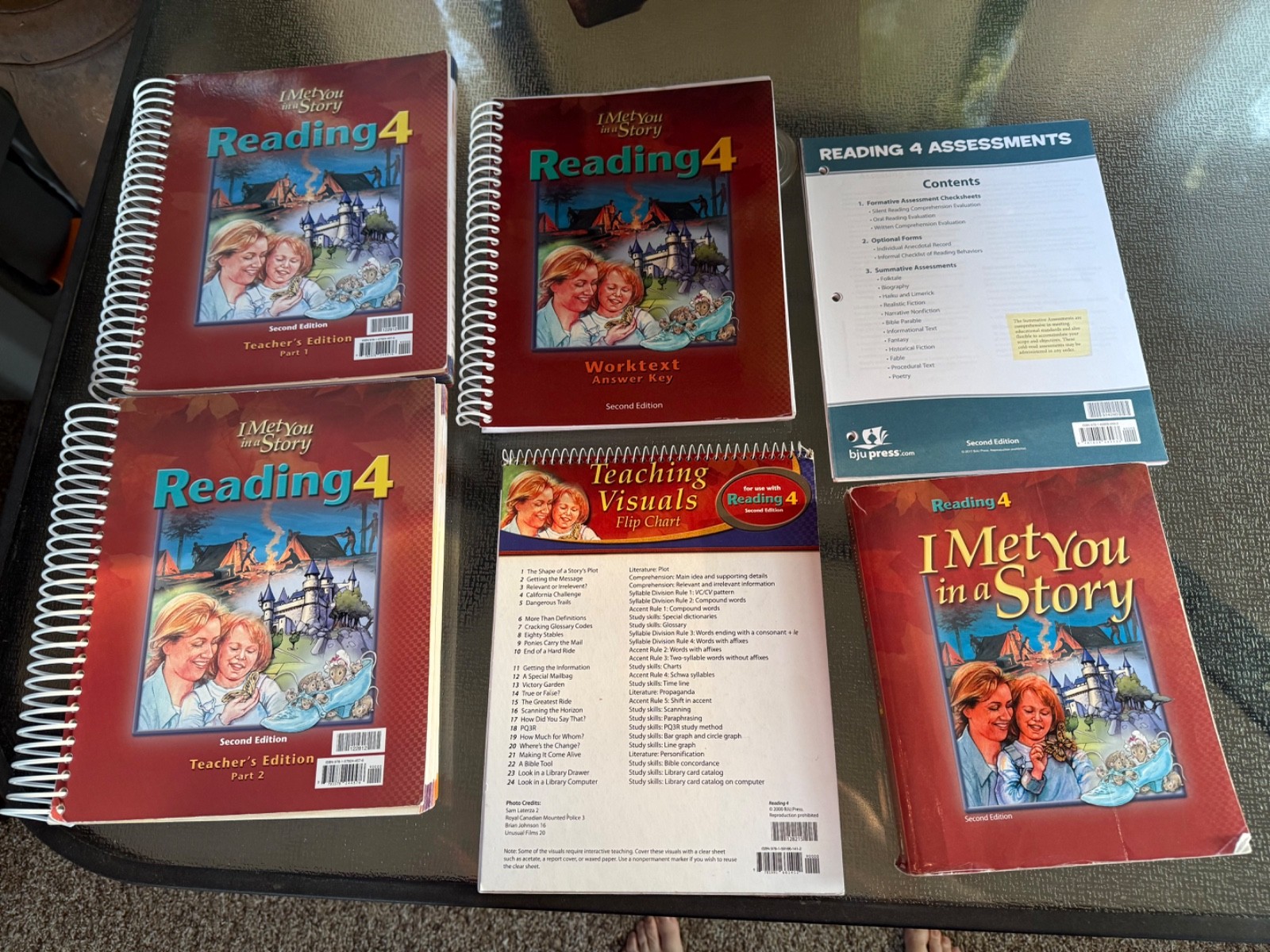 BJU Bob Jones 4th Grade 4 Curriculum SET Bible Reading English Science History