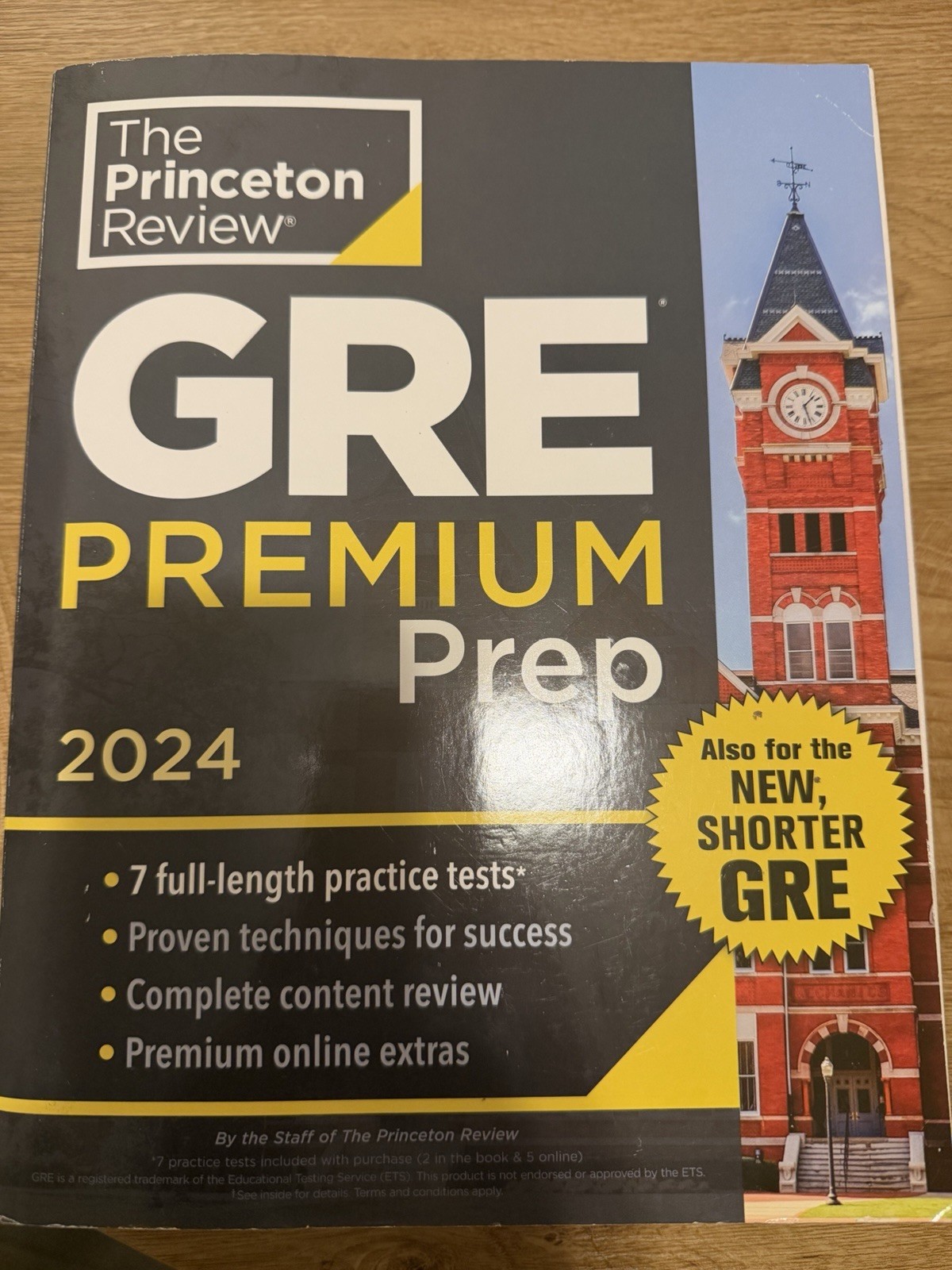 The Princeton Review GRE Premium Prep 2024 Book