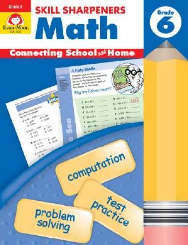 Skill Sharpeners Math, Grade 6 – Paperback – GOOD