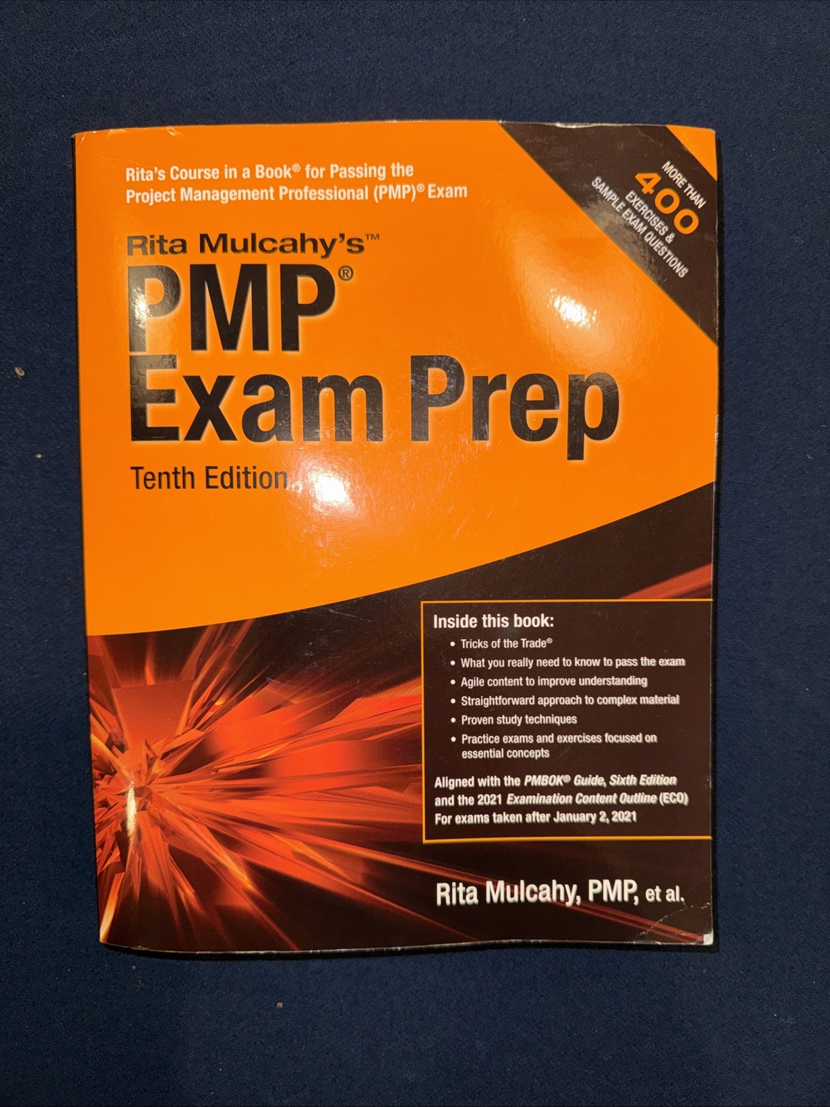 Rita Mulcahy’s PMP Exam Prep Tenth Edition PMBOK 6 Project Management Book